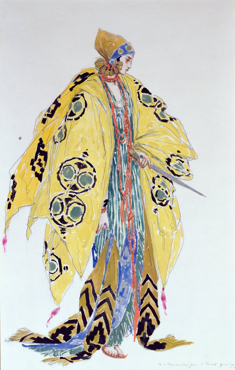 Projekt kostiumów teatralnych, 1919 autorstwa Charles Ricketts