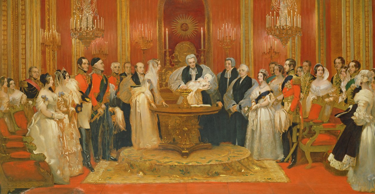 Chrzest księżniczki Royal autorstwa Charles Robert Leslie