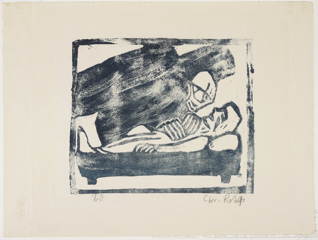 Śmierć, 1912-1913 autorstwa Charles Rohlfs