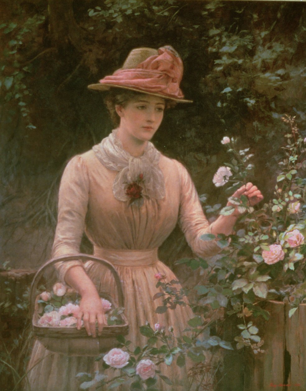 Zbieranie róż autorstwa Charles Sillem Lidderdale