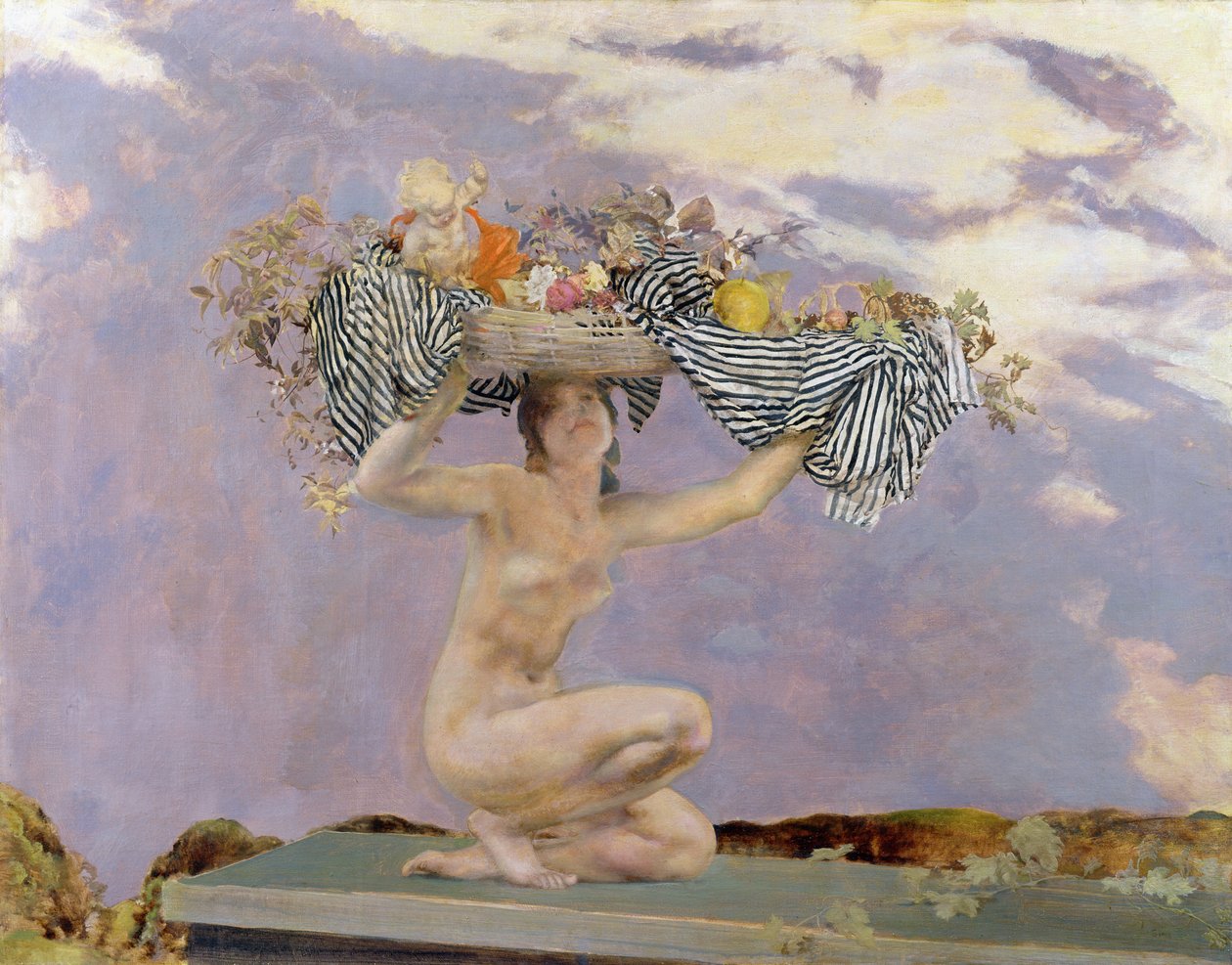 Irys, ok. 1915 (tempera i olej na płótnie) autorstwa Charles Sims