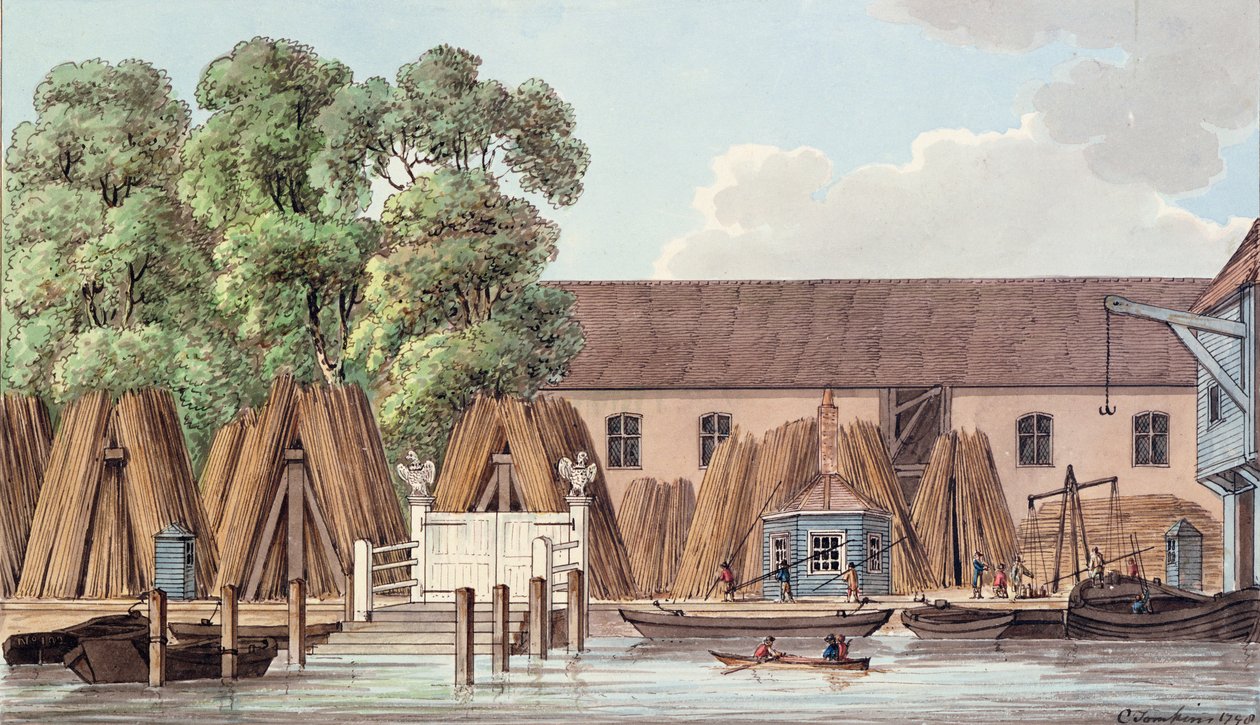 Stary skład stali, 1798 autorstwa Charles Tomkins