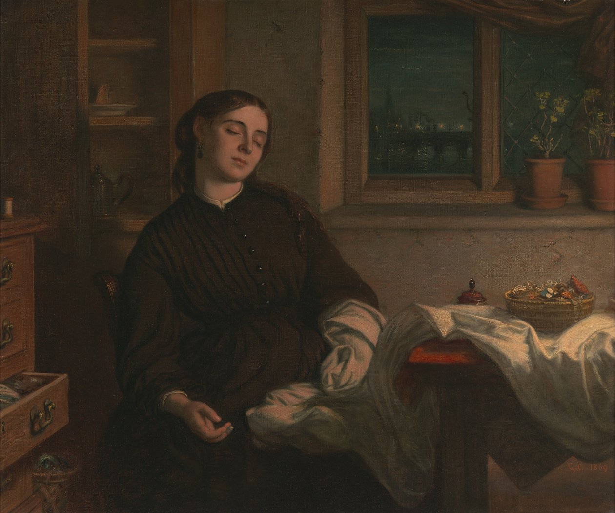 Domowe marzenia autorstwa Charles West Cope