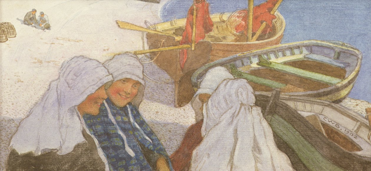 Bretońskie Rybaczki autorstwa Charles William Bartlett