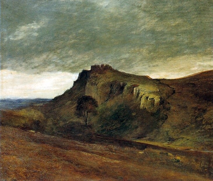 Carreg Cennan = Zamek Cennen autorstwa Charles William Mansel Lewis