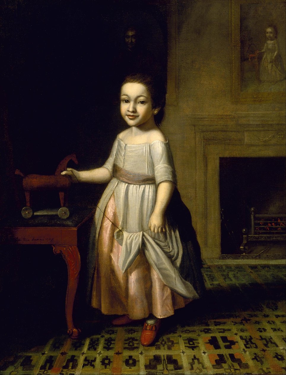 Chłopiec z koniem-zabawką autorstwa Charles Willson Peale