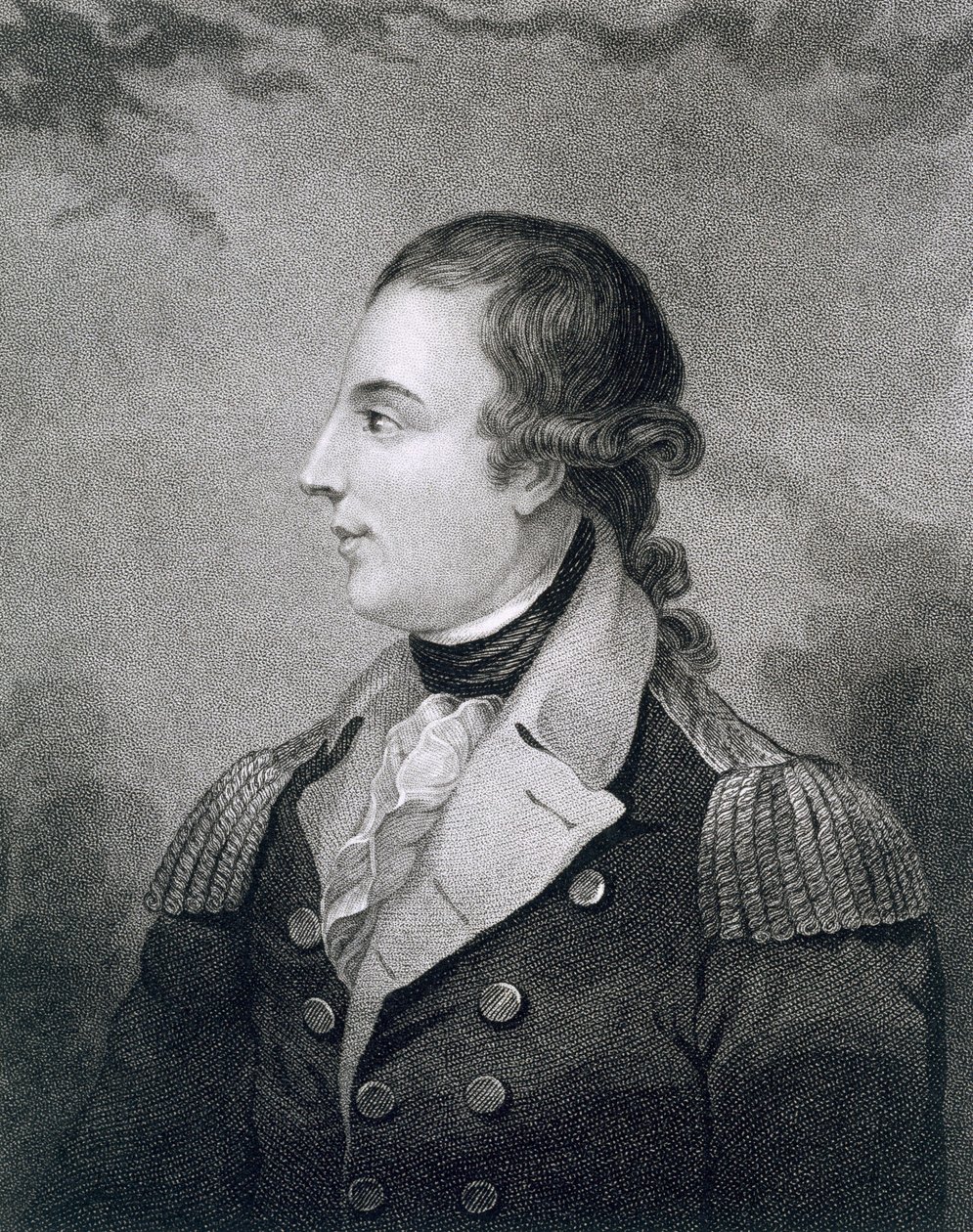 Richard Montgomery (1736-75) grawerowane przez E. Mackenzie autorstwa Charles Willson Peale