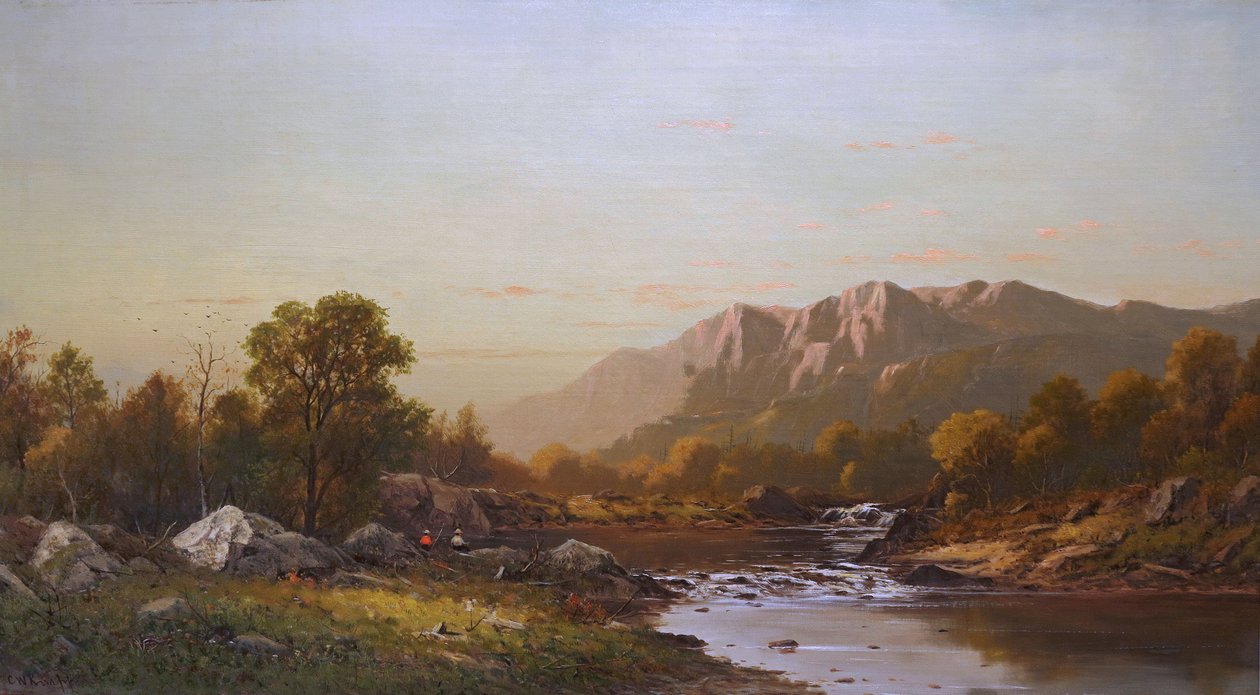 Pejzaż z rybakami autorstwa Charles Wilson Knapp