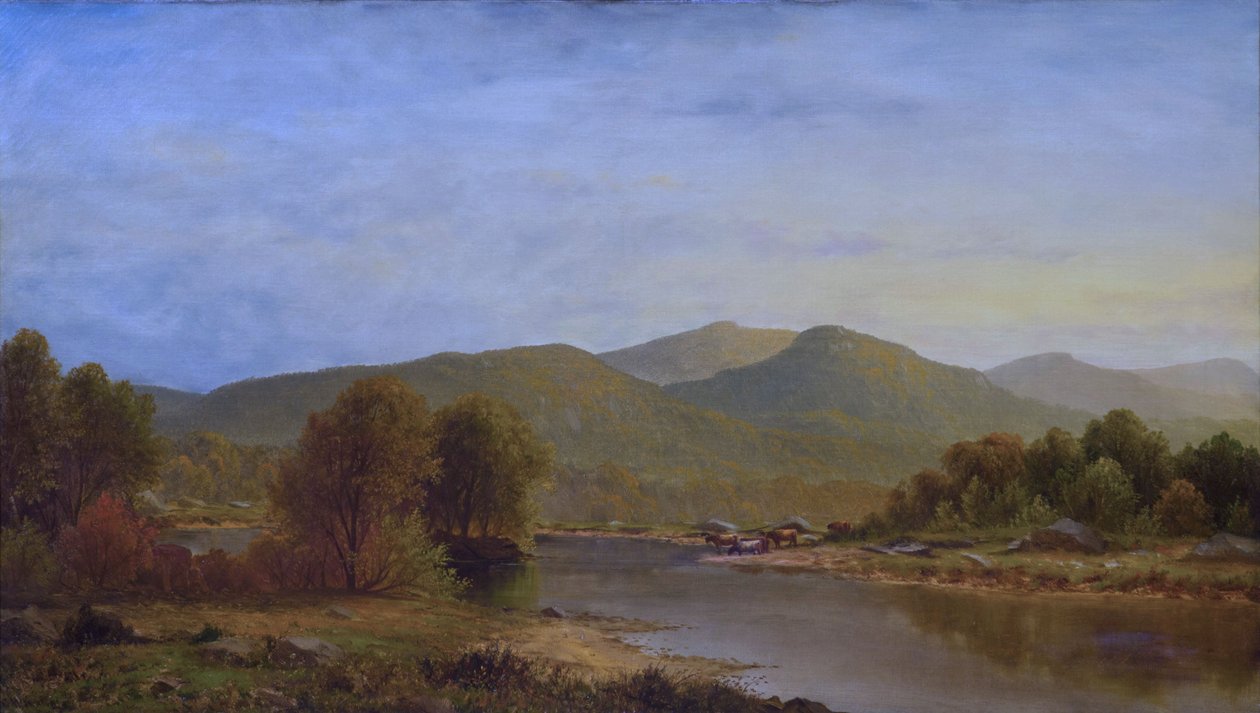 Widok na rzekę Pemigewasset, New Hampshire autorstwa Charles Wilson Knapp