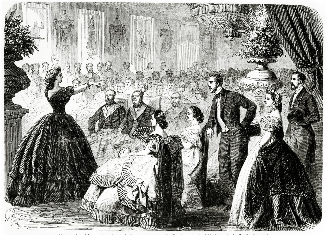 Festyn Charytatywny w Loży Masońskiej Wytrwałej Przyjaźni, Wielki Wschód Francji, Paryż, 1862 autorstwa Charles Yriarte