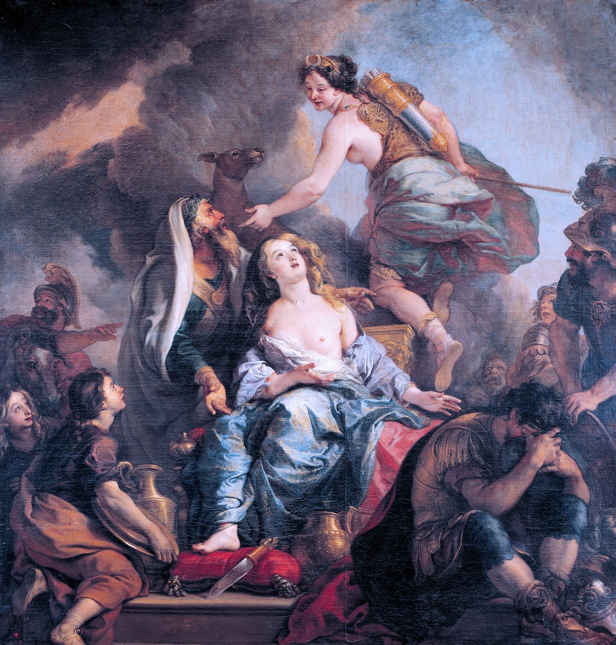 Ofiara Ifigenii autorstwa Charles de la Fosse