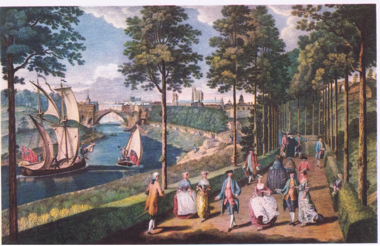 Widok Yorku 1756 autorstwa Charles the Elder Grignion