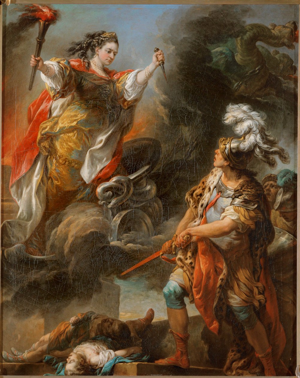 Mme (olej na płótnie) autorstwa Charles-Amedee-Philippe van Loo