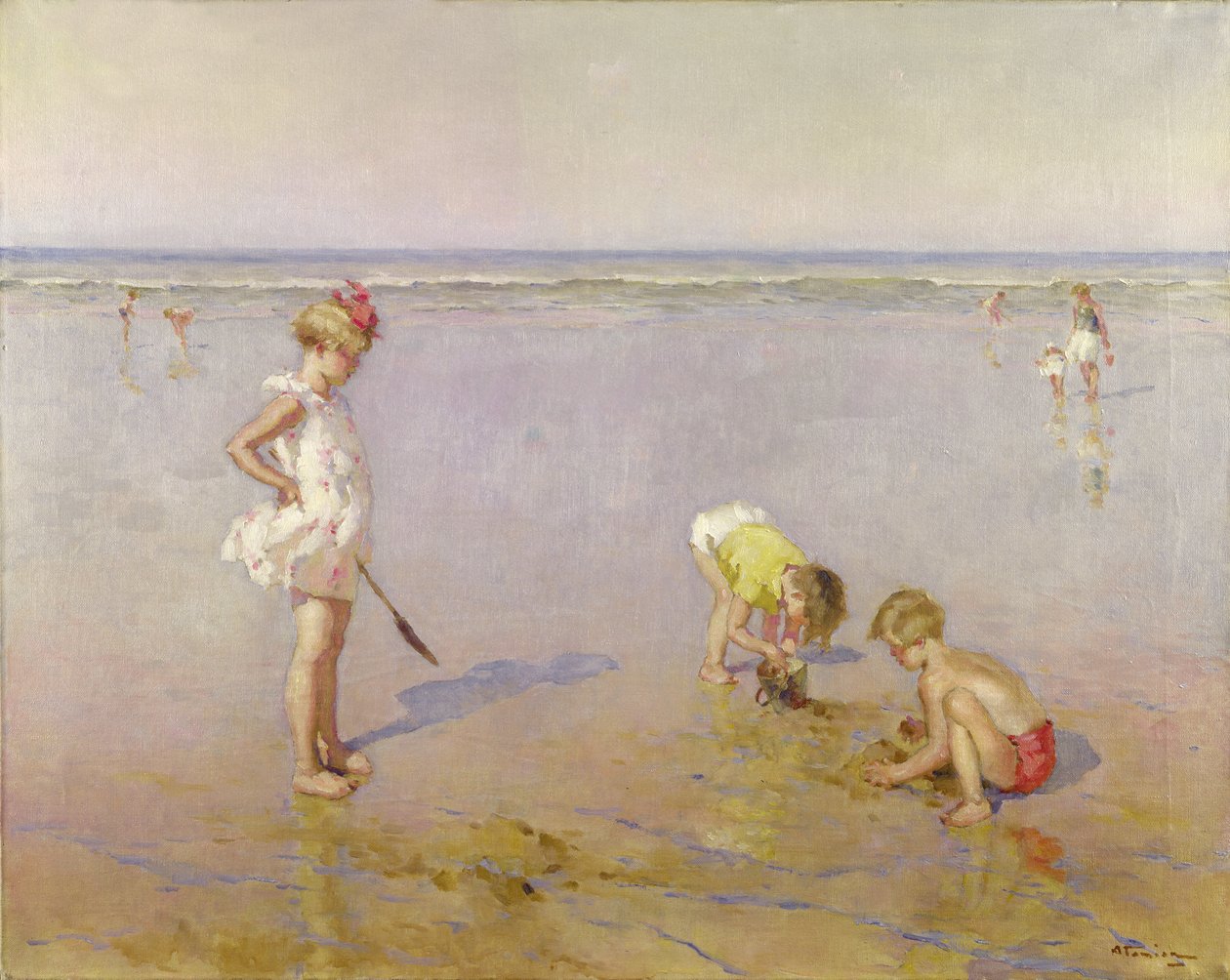 Scena na plaży autorstwa Charles Garabed Atamian