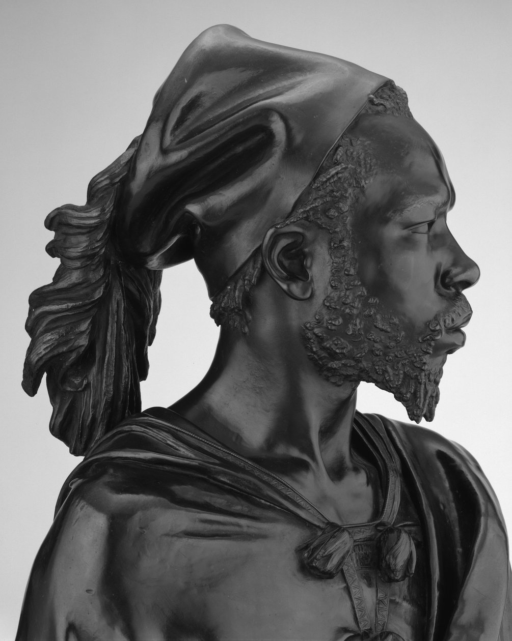 Popiersie Saïda Abdallaha z ludu Darfour autorstwa Charles Henri Joseph Cordier