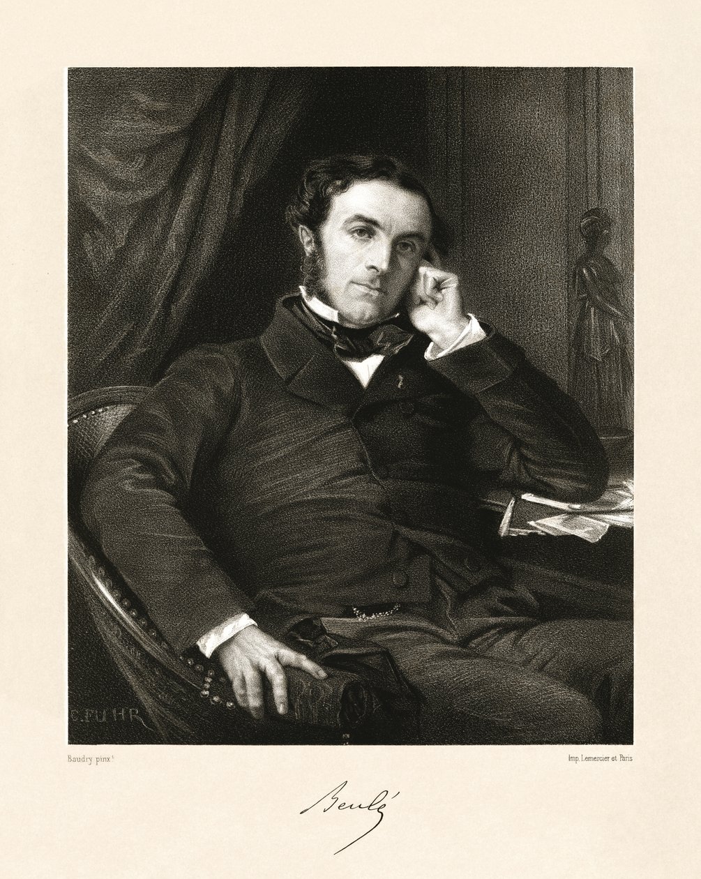 Karol Beulé, 1865-66 autorstwa Charles Jeremie Fuhr