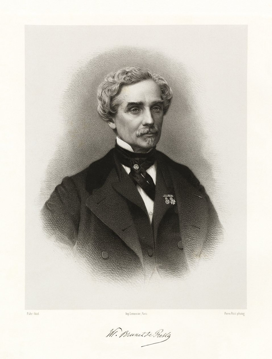 Charles Marie Wladimir Brunet de Presle autorstwa Charles Jeremie Fuhr