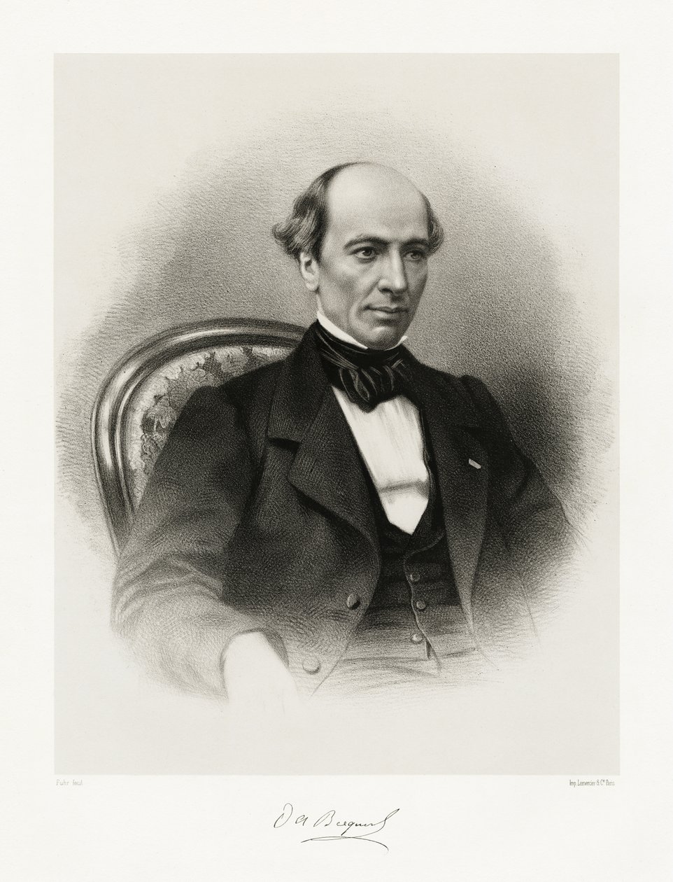 Louis Alfred Becquerel, 1865-66 autorstwa Charles Jeremie Fuhr