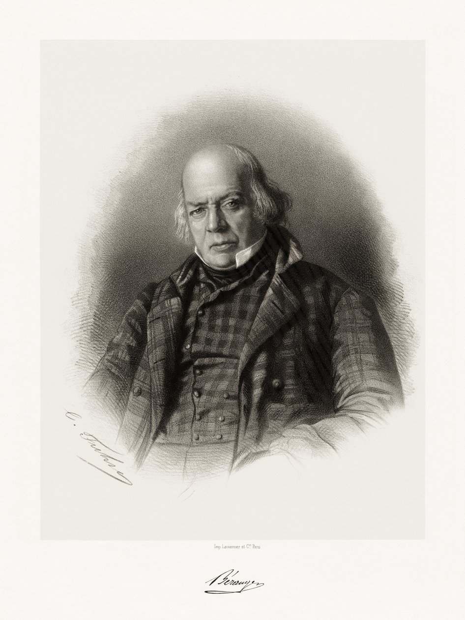 Pierre Jean de Béranger, 1865-66 autorstwa Charles Jeremie Fuhr