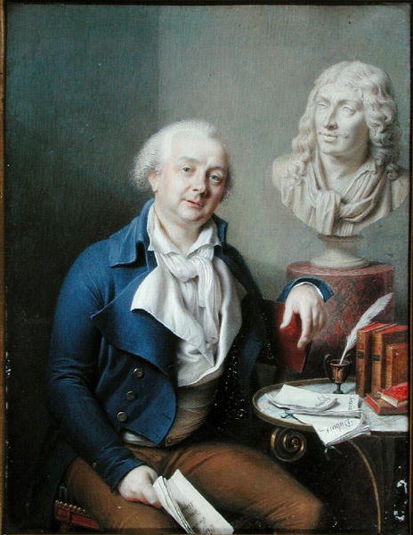 Portret Dazincourta (1747-1809) (olej na desce) autorstwa Charles Marie Bouton