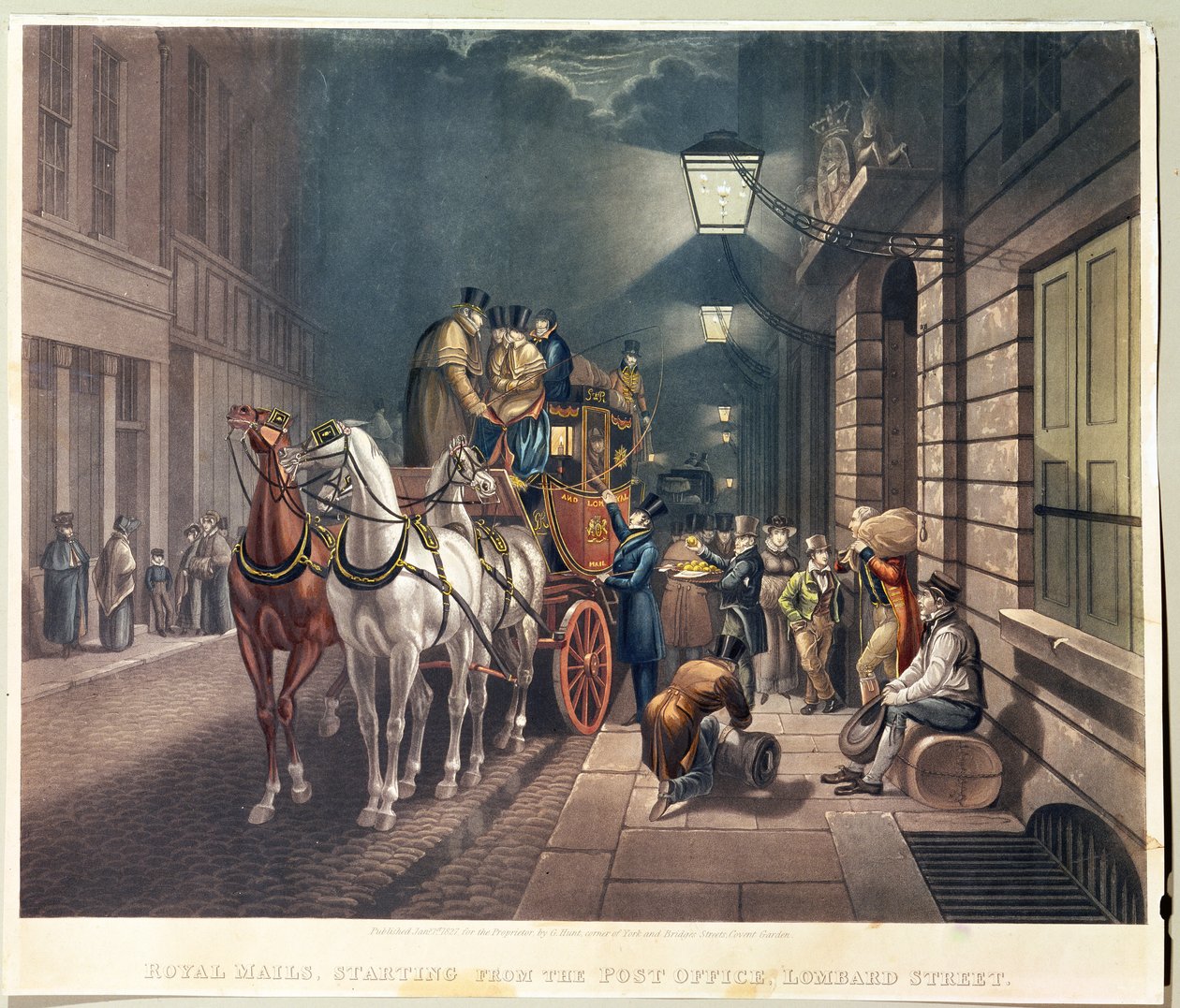 Royal Mails zaczynając od poczty, Lombard Street autorstwa Charles Hunt