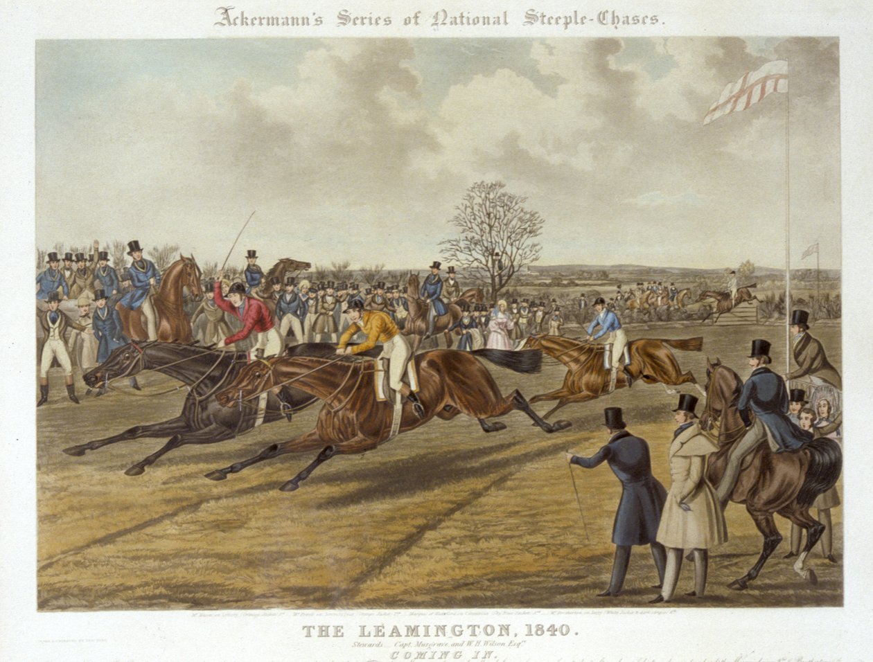 The Leamington, 20 października 1840: Coming In (kolor lito) autorstwa Charles Hunt