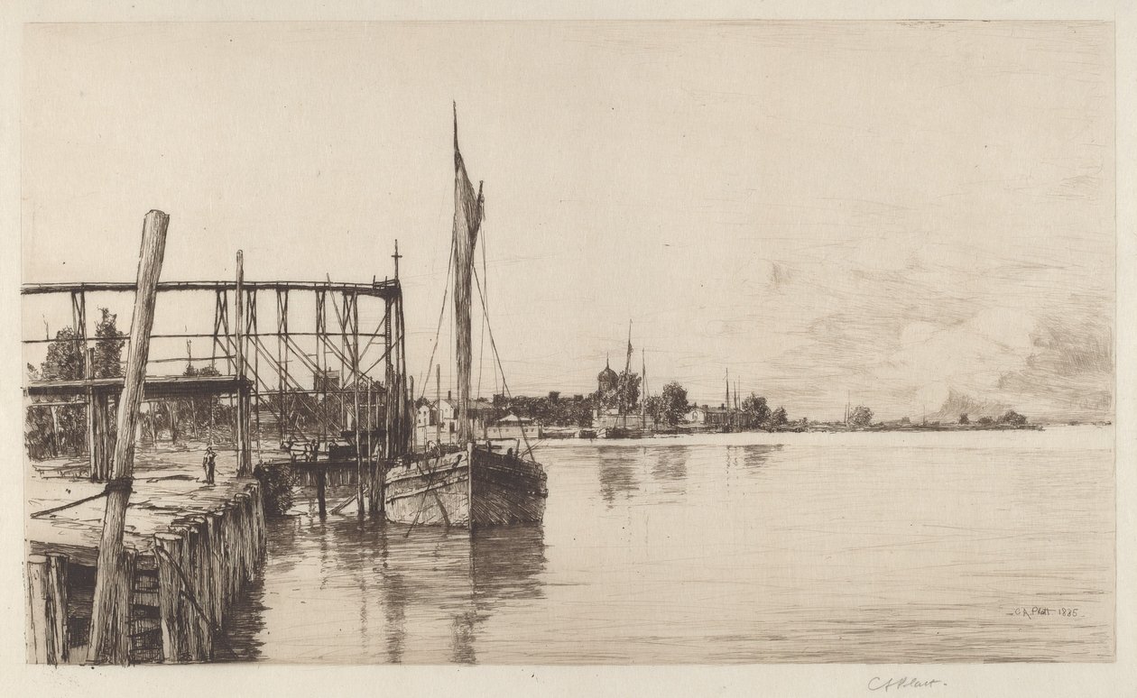 Rzeka Connecticut autorstwa Charles A. Platt