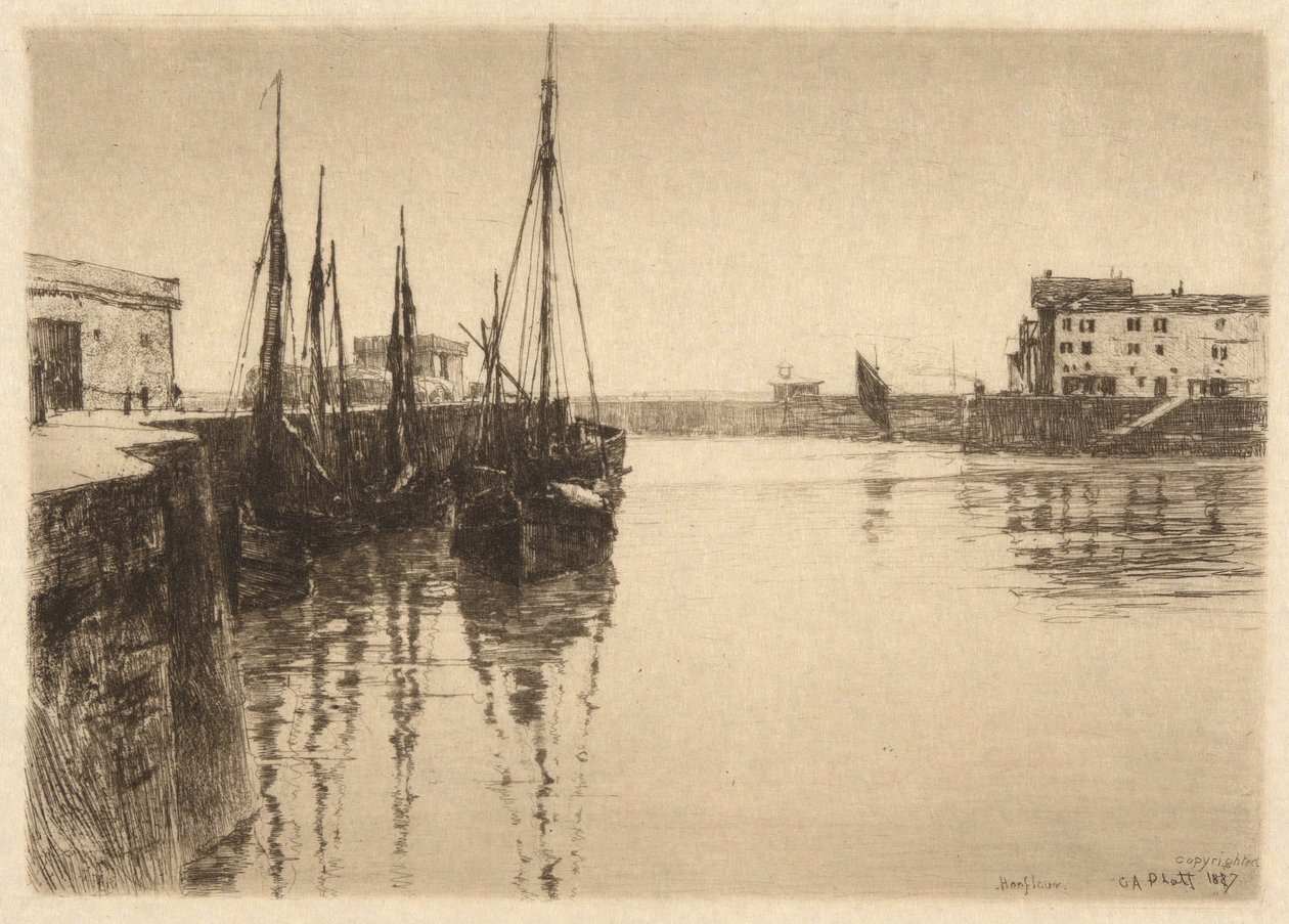 Honfleur autorstwa Charles A. Platt
