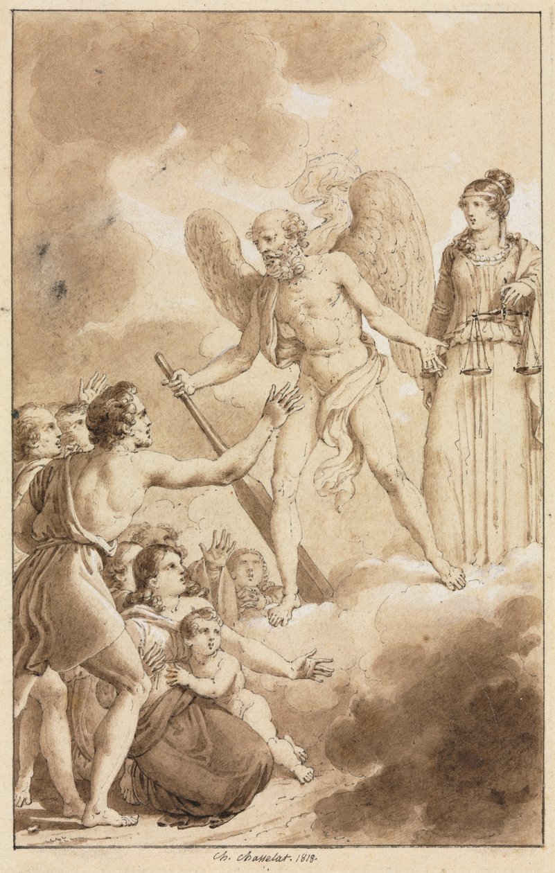 Alegoria autorstwa Charles Abraham Chasselat