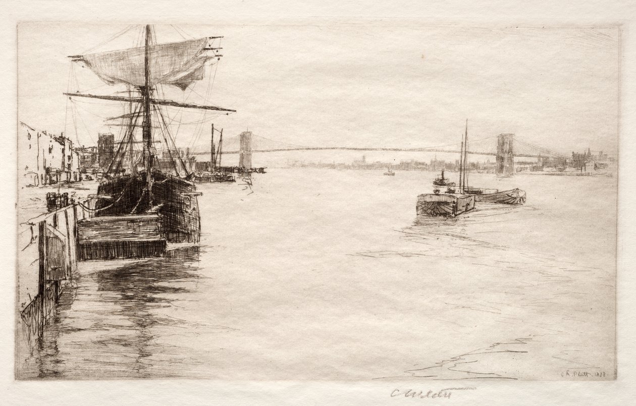 Most Brookliński, 1888. autorstwa Charles Adams Platt
