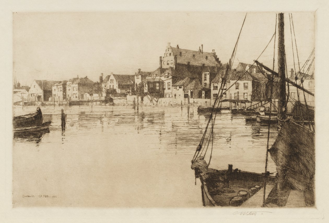Dordrecht, 1885. autorstwa Charles Adams Platt