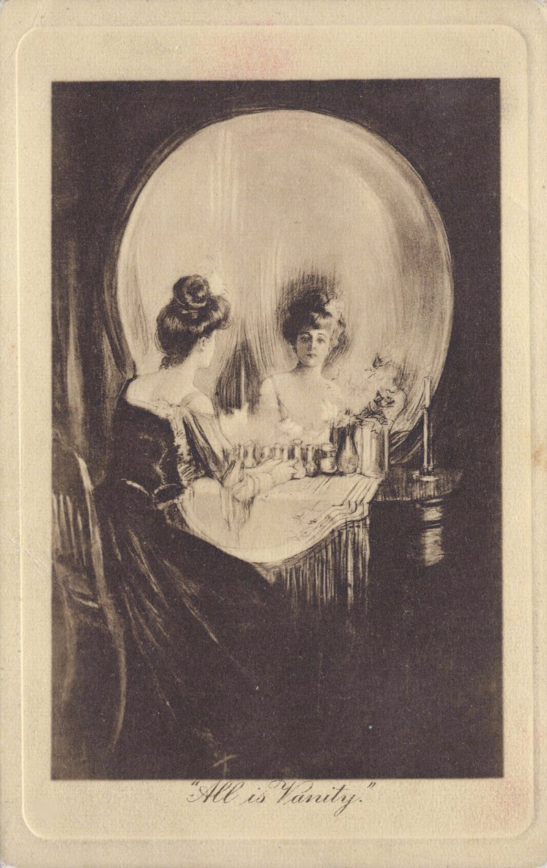 Tout est vanite - Wszystko jest próżnością par Gilbert, Charles Allan (1873-1929), ok. 1930. 1900 - Litografia - kolekcja prywatna autorstwa Charles Allan Gilbert