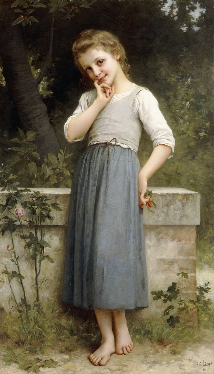 Zbieracz Wiśni, 1900 autorstwa Charles Amable Lenoir