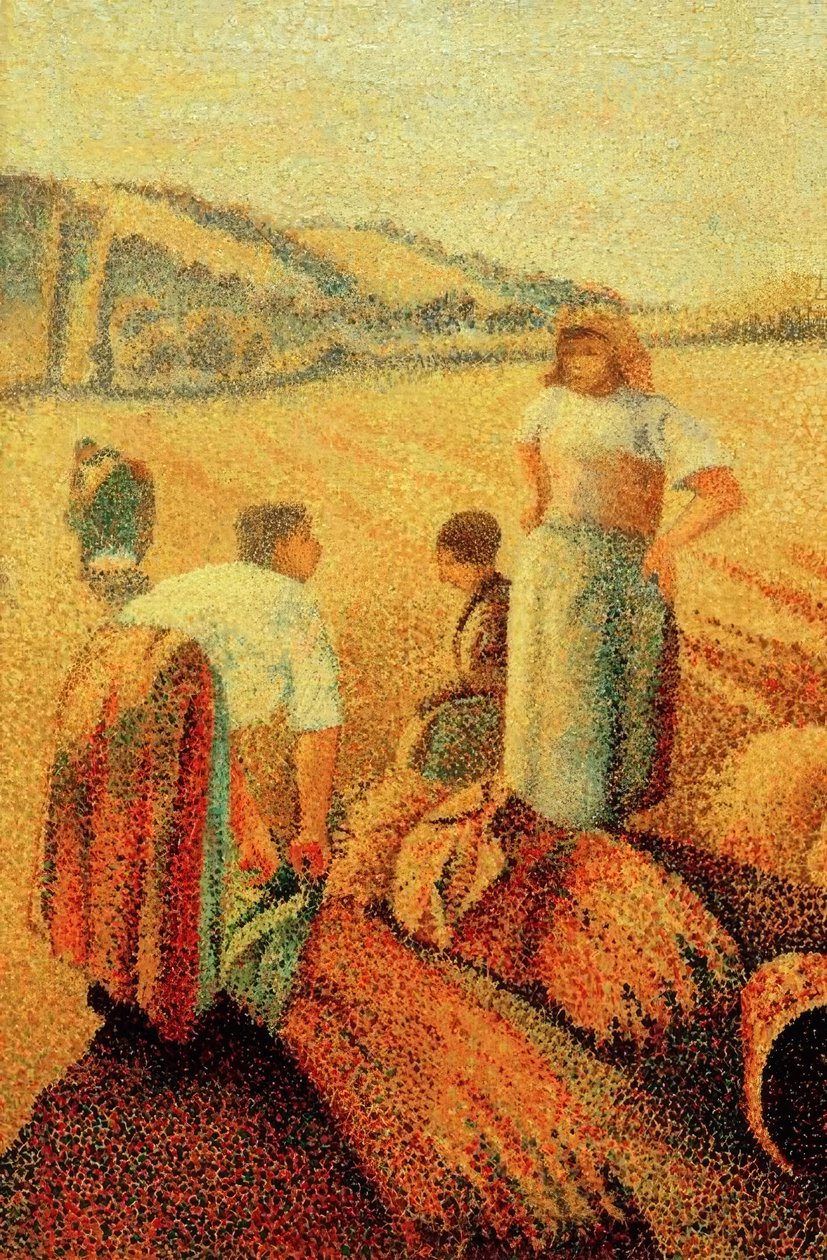 Na polach autorstwa Charles Angrand