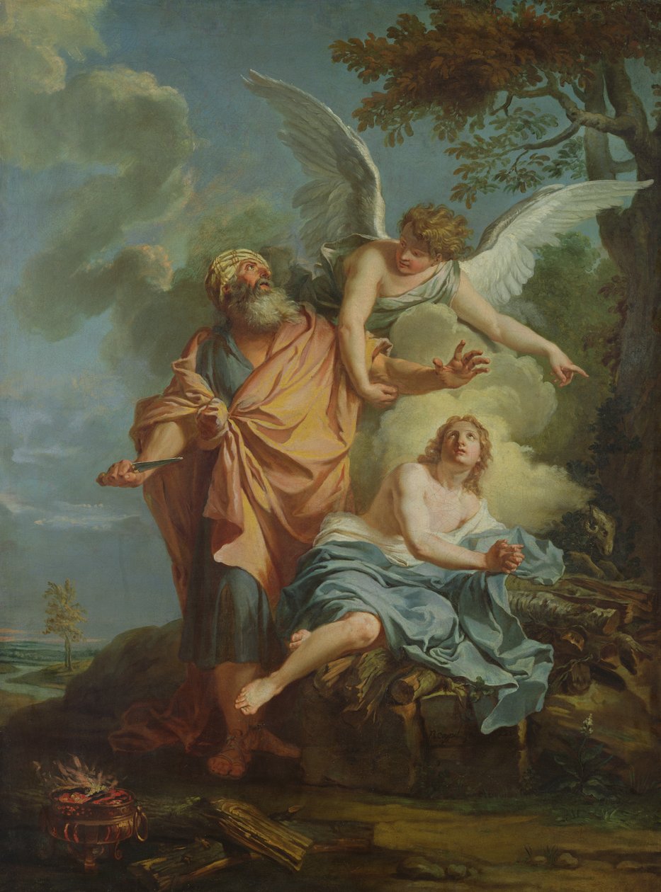 Abraham składający ofiarę autorstwa Charles Antoine Coypel
