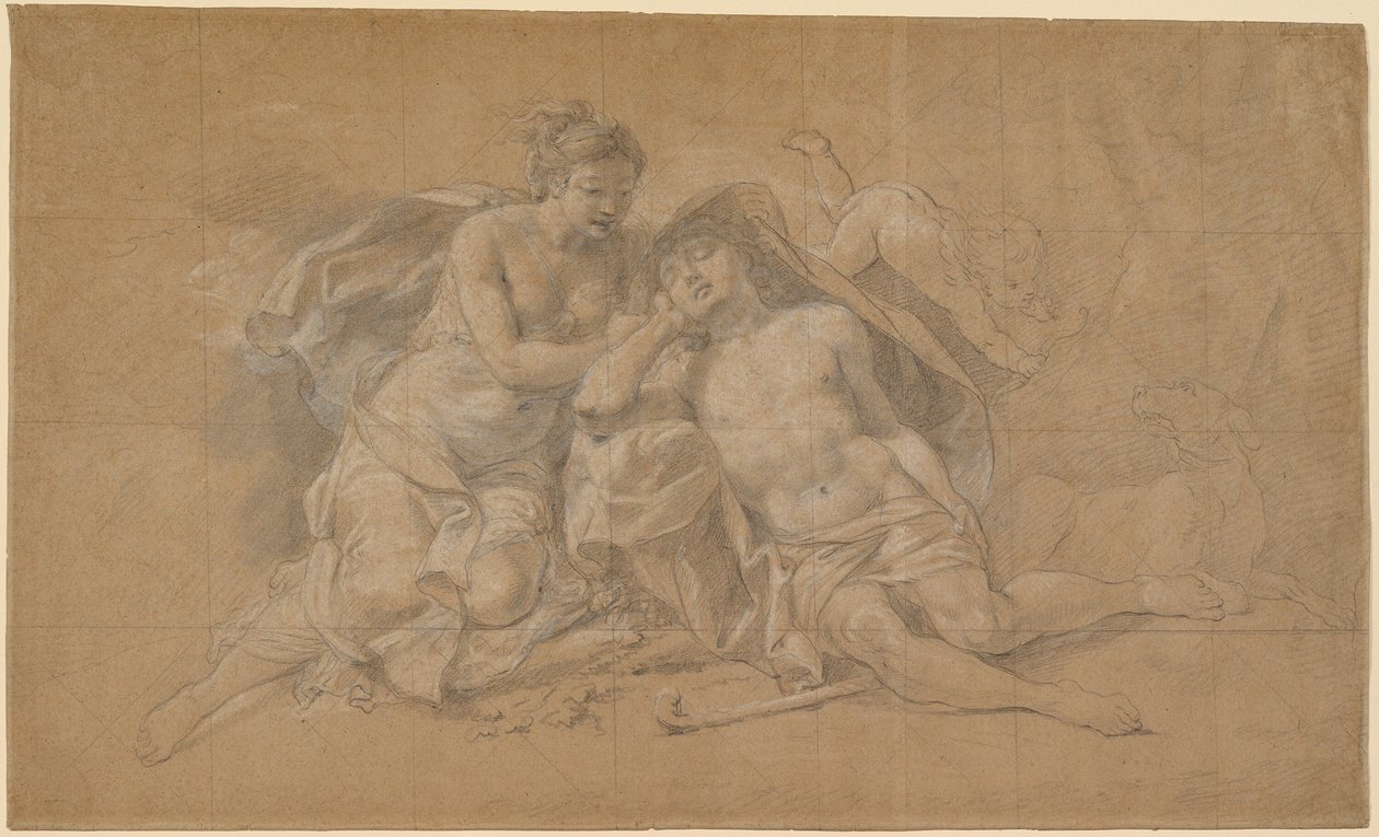 Diana i Endymion autorstwa Charles Antoine Coypel