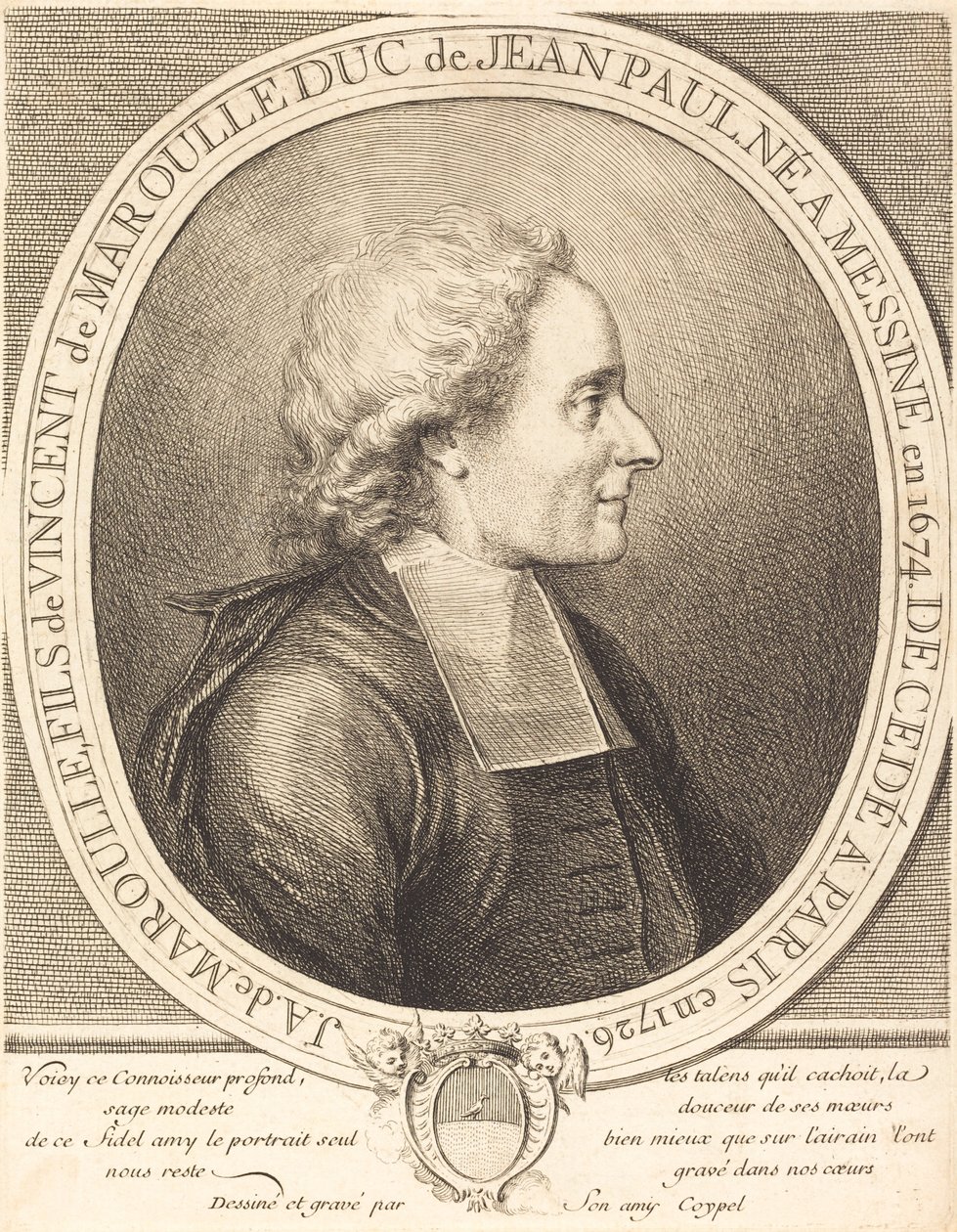 Ojciec Jean-Antoine de Maroulle autorstwa Charles Antoine Coypel