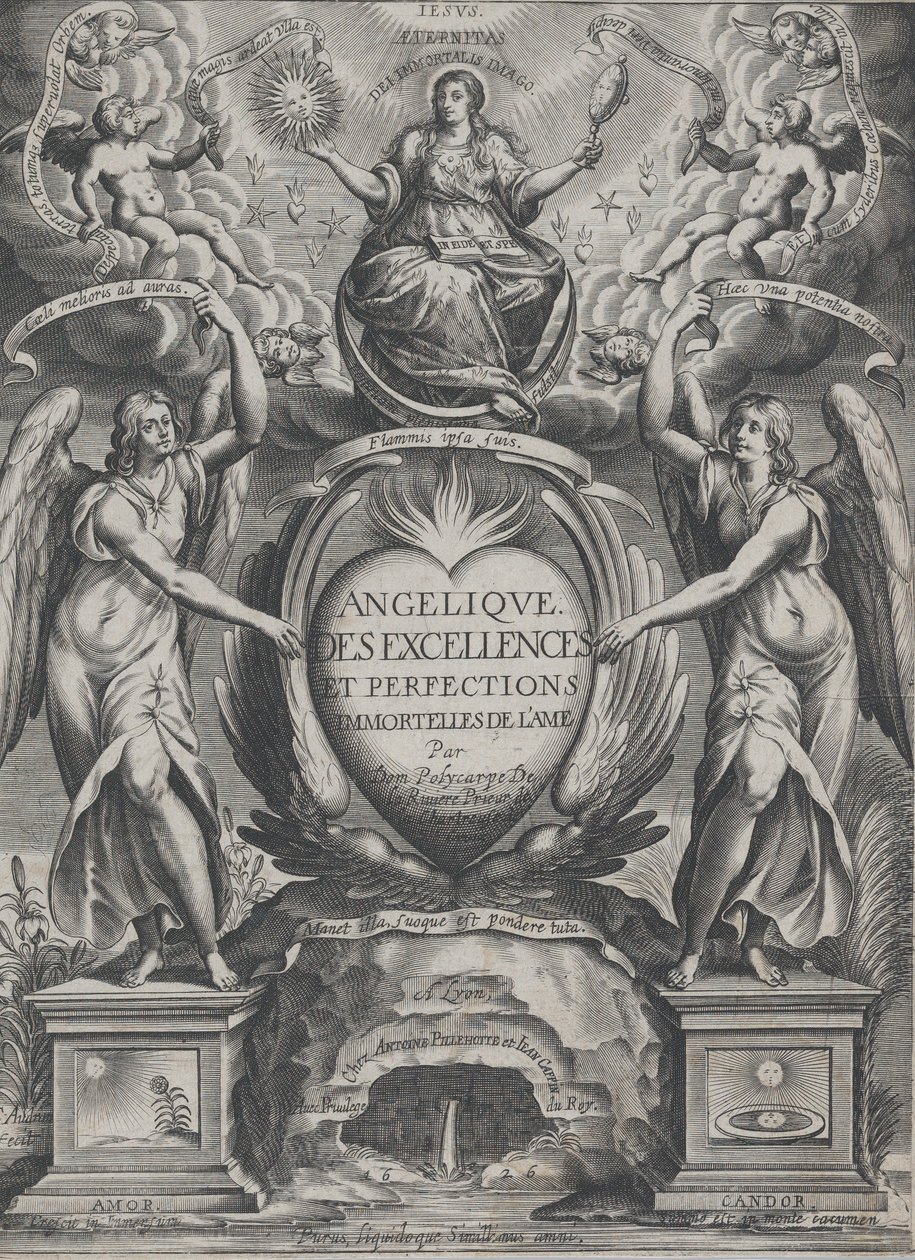 Frontyspis do „Angelique ekscelencji duszy”, 1626. autorstwa Charles Audran
