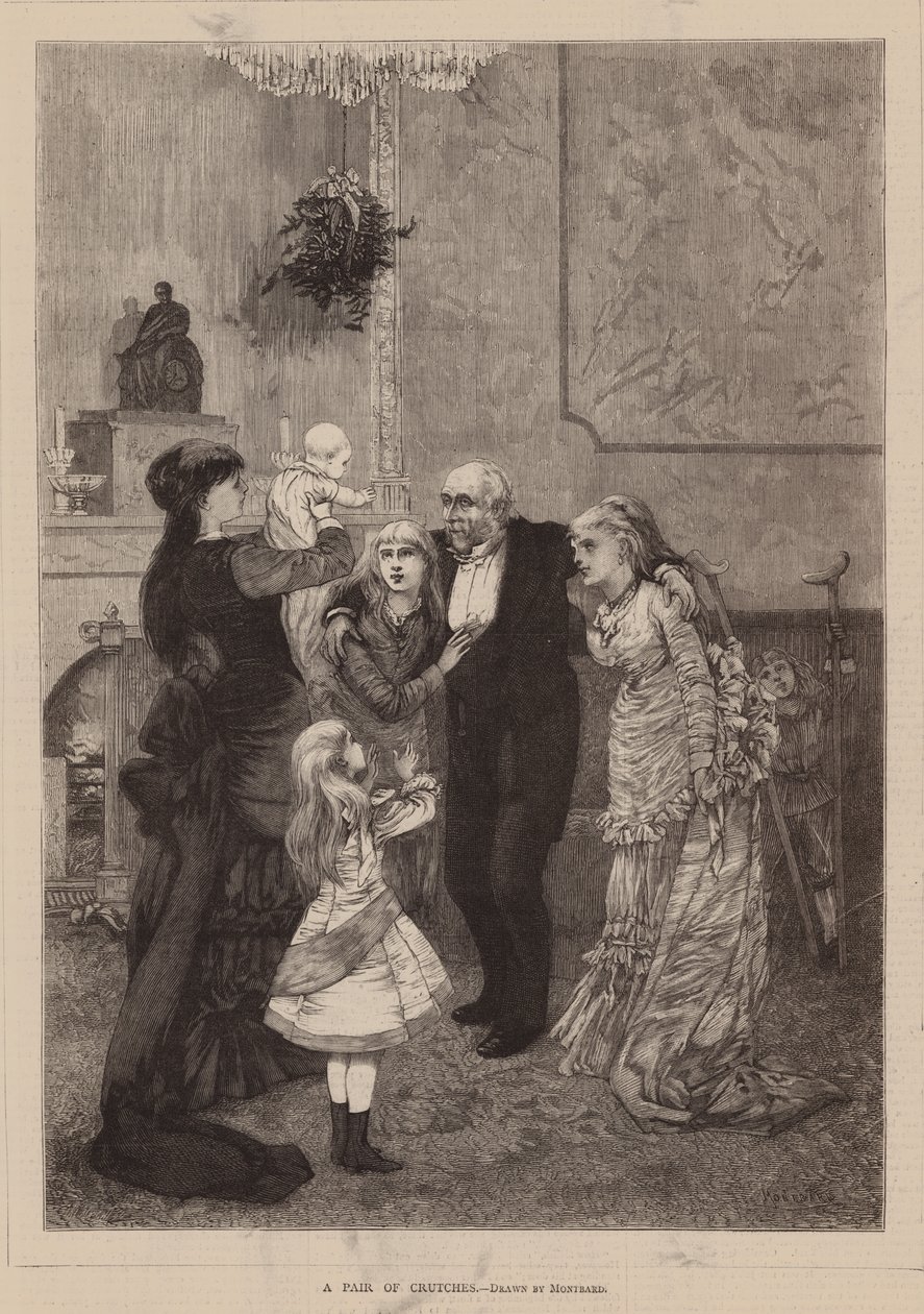 Para kul (grawerunek) autorstwa Charles Auguste (1841-1905) (after) Loye