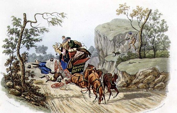„Najlepiej mianowani trenerzy przytrafią się wypadkom!”, grawerowane przez R.G. Reeve (fl.1811-37) wyd. autorstwa Thomasa McLeana autorstwa Charles B. (after) Newhouse