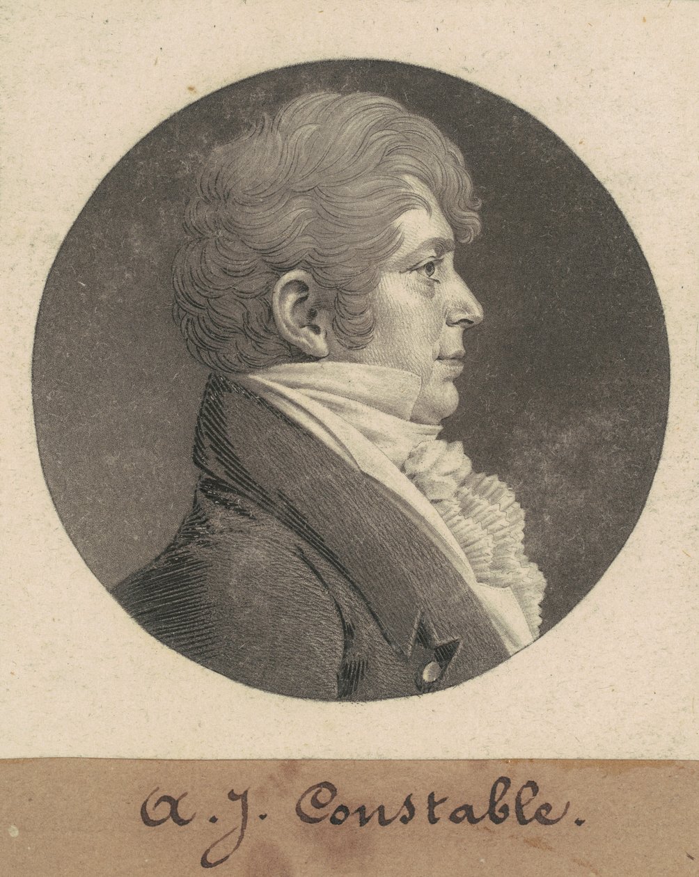 AJ Constable autorstwa Charles B. J. Févret de Saint Mémin