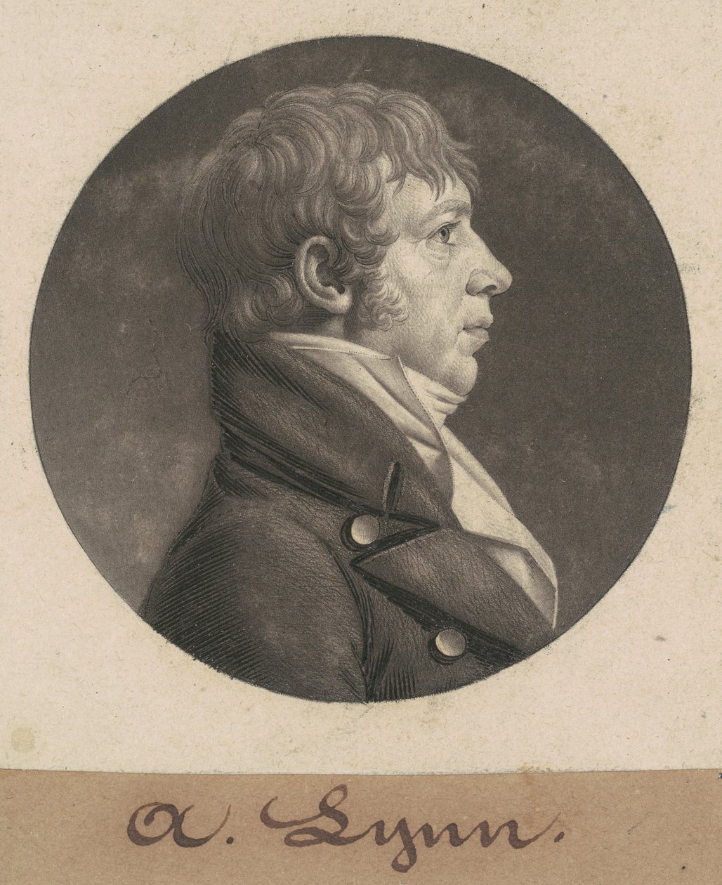 Adam Lynn autorstwa Charles B. J. Févret de Saint Mémin