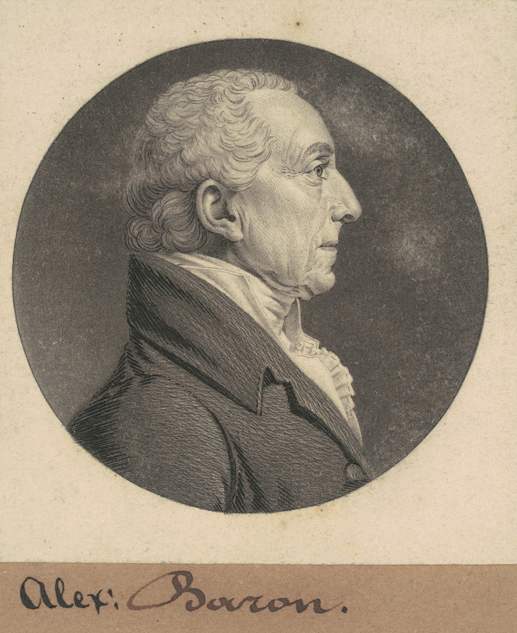 Aleksander Baron autorstwa Charles B. J. Févret de Saint Mémin