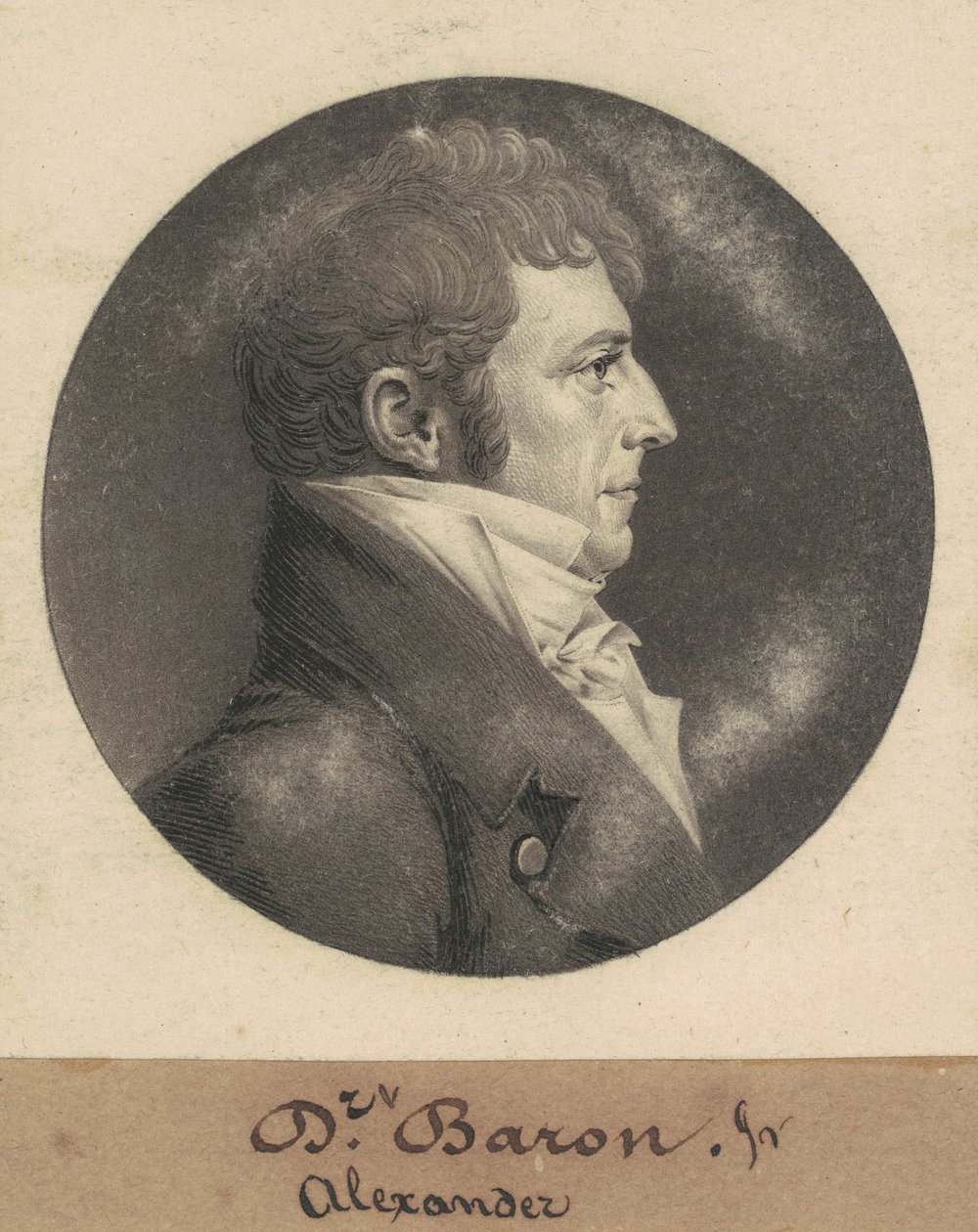 Aleksander Baron, Jr. autorstwa Charles B. J. Févret de Saint Mémin