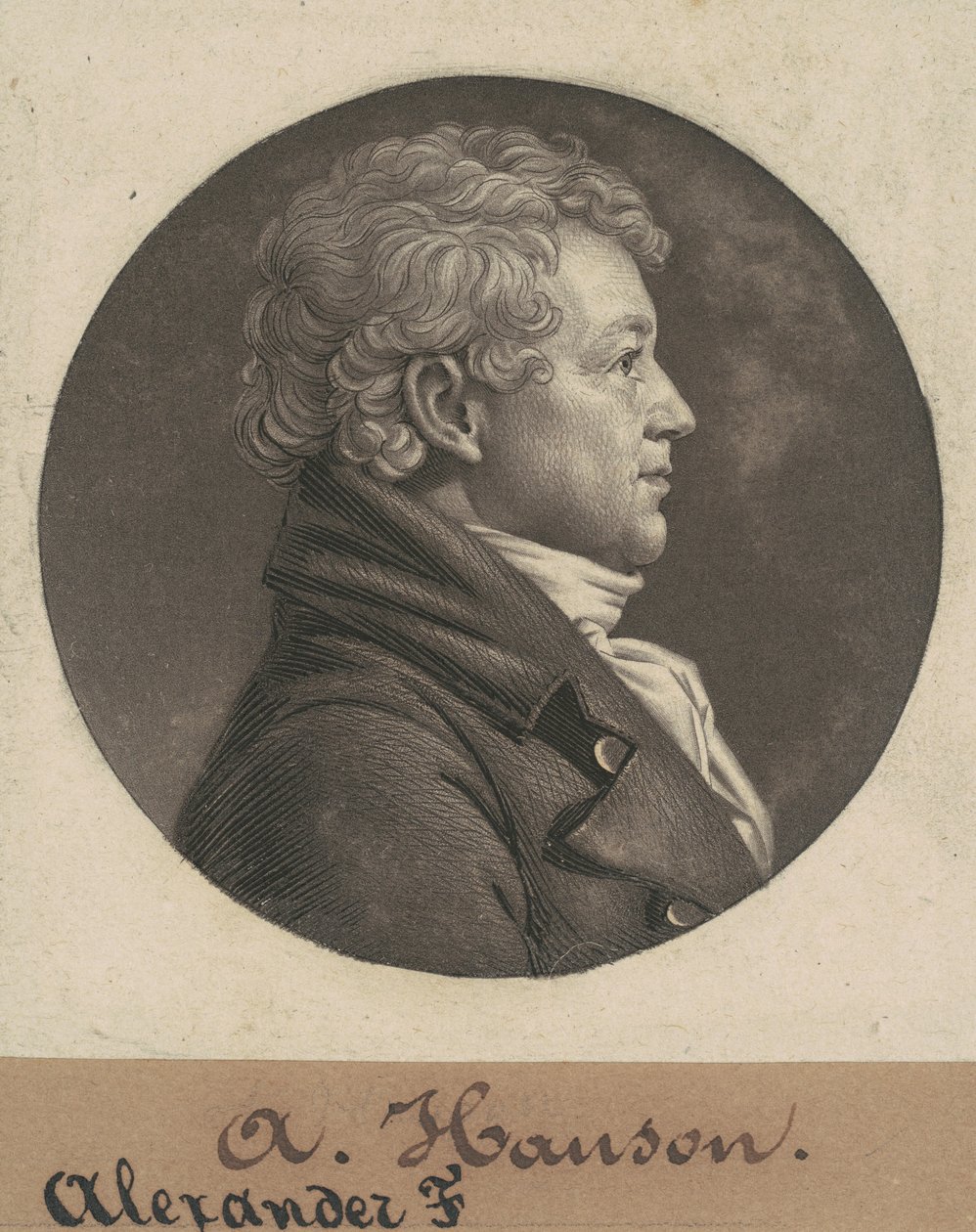 Alexander Contee Hanson autorstwa Charles B. J. Févret de Saint Mémin