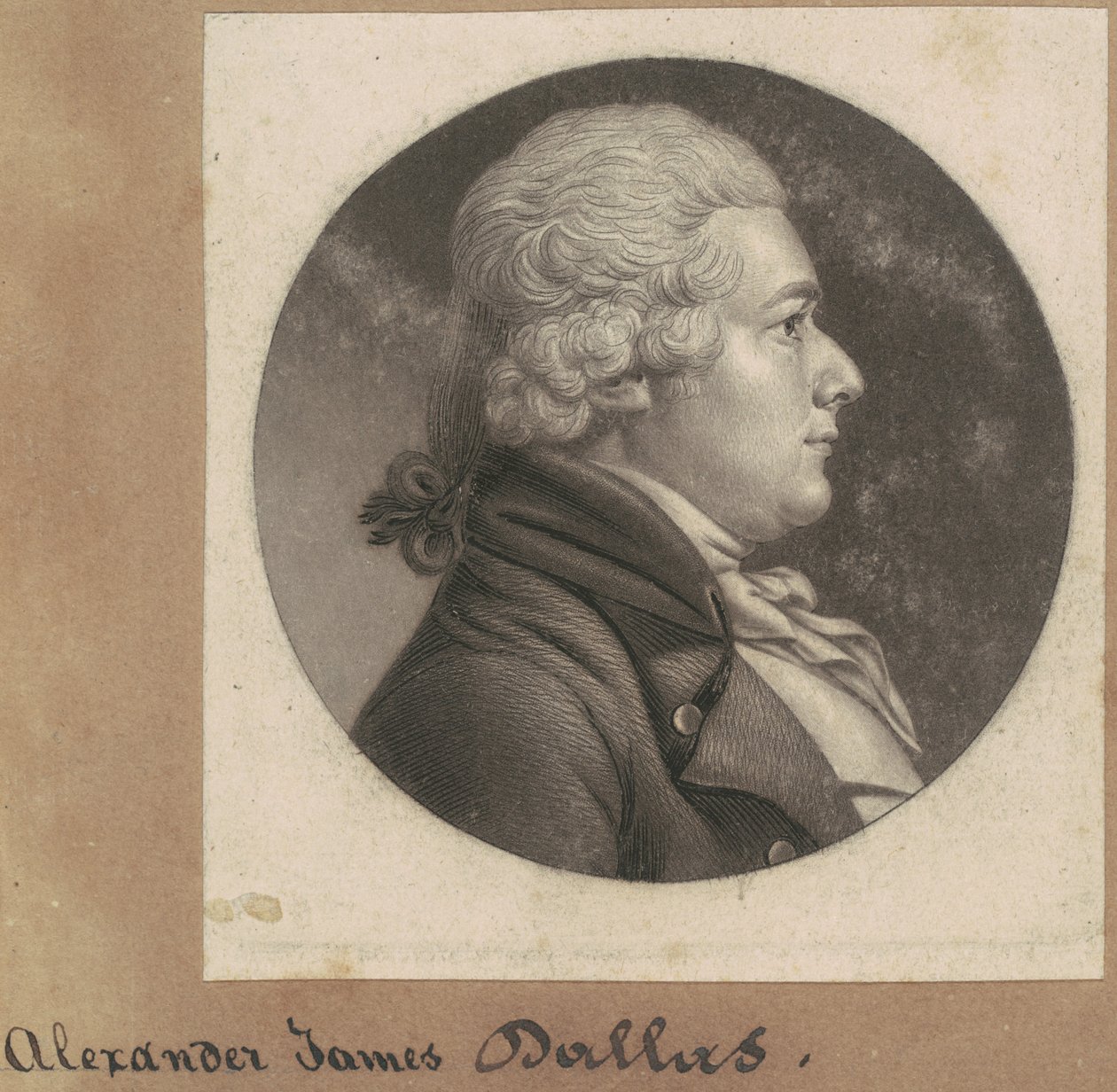 Alexander James Dallas autorstwa Charles B. J. Févret de Saint Mémin