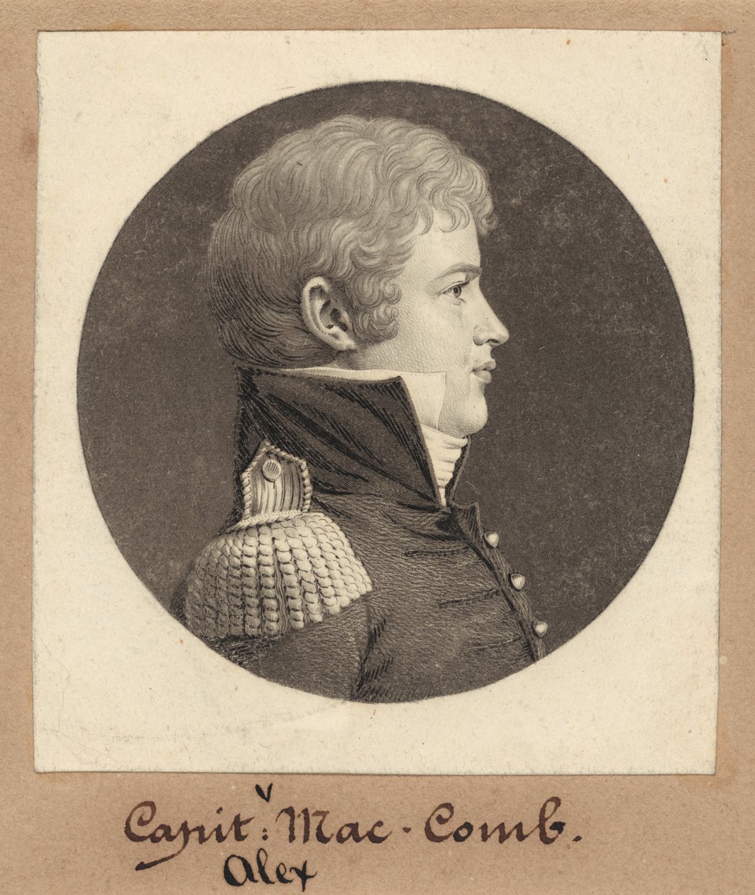 Alexander Macomb, Jr. autorstwa Charles B. J. Févret de Saint Mémin
