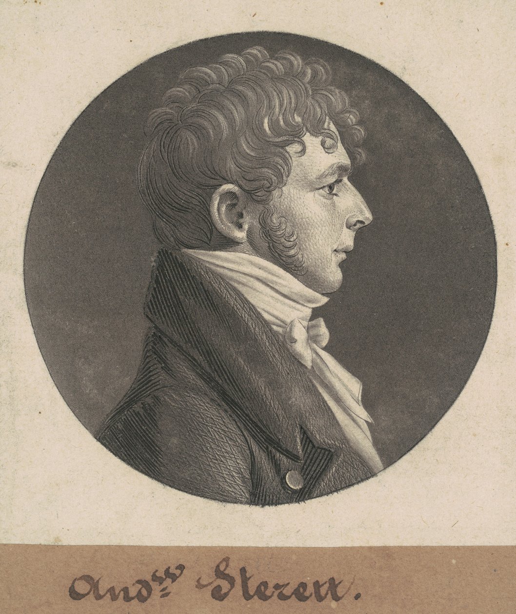 Andrzej Sterett autorstwa Charles B. J. Févret de Saint Mémin