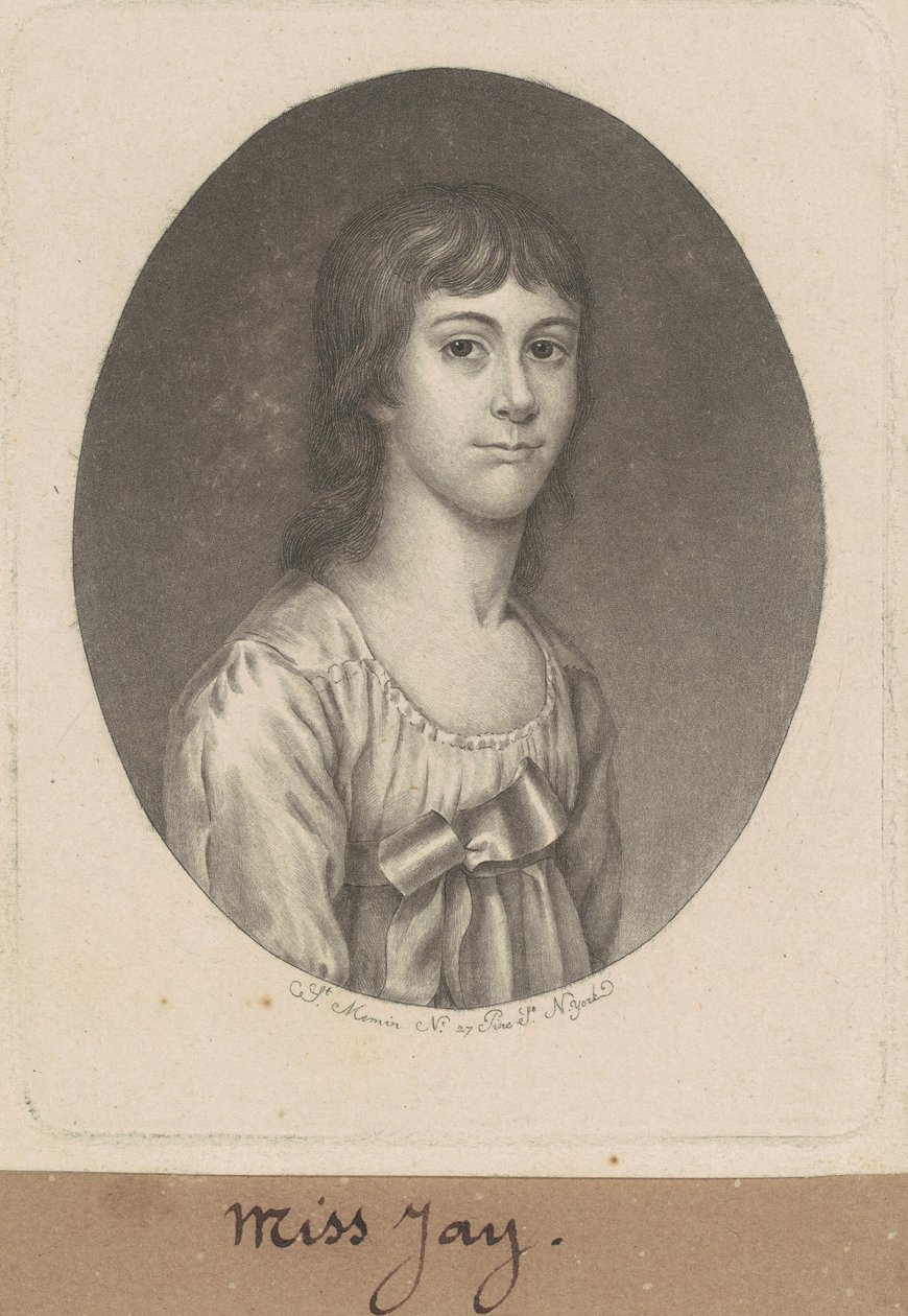 Ann Jay autorstwa Charles B. J. Févret de Saint Mémin