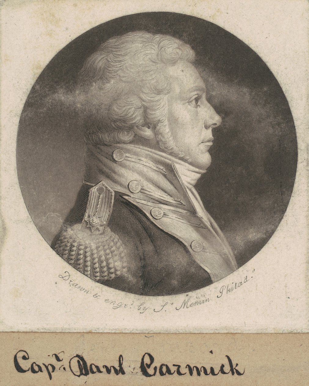 Anne-Louis de Tousard autorstwa Charles B. J. Févret de Saint Mémin